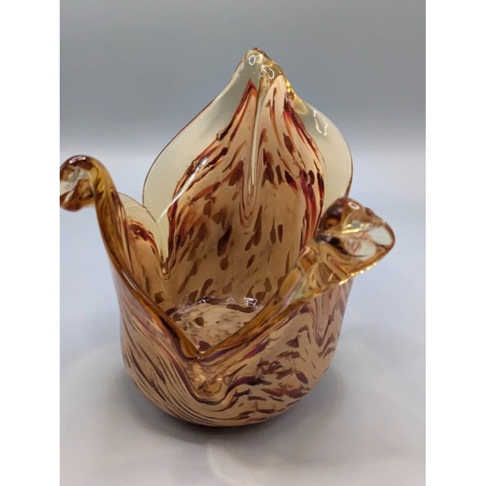 MURANO Twisted Vase - made in ITALY - 5" tall